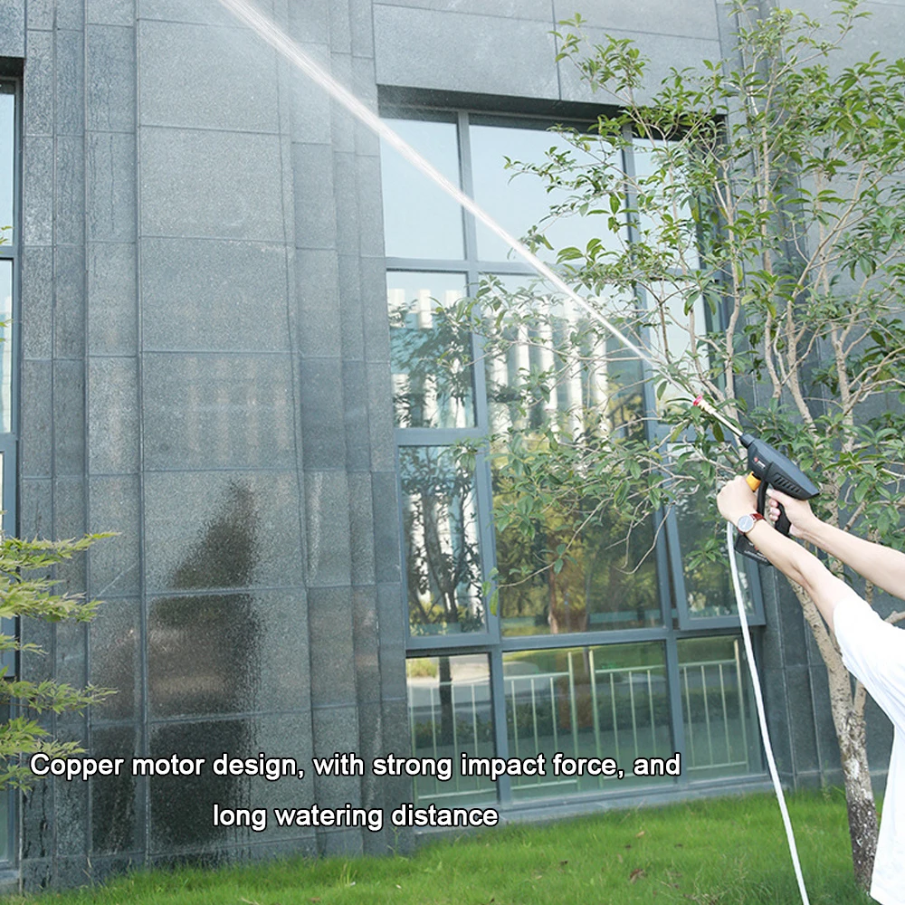 Скидка Бытовая Беспроводная Машина для мойки автомобилей высокого давления, 30 бар, портативный автомобильный мойщик с генератором пены