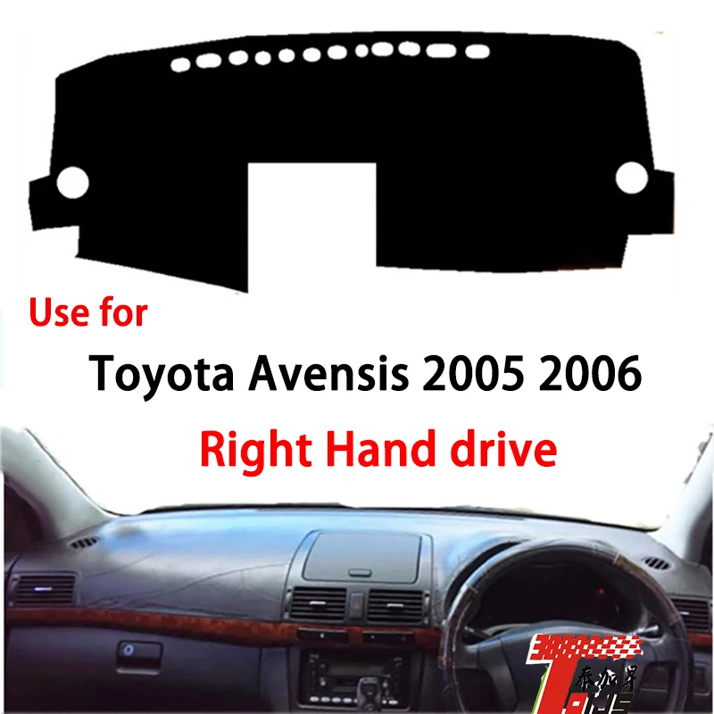 

TAIJS Factory Casual Simple Anti Dust Sport Polyester Fibre Car Dashboard Cover For TOYOTA Avensis 2005 2006 Right Hand Drive