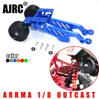 arrma 18rc car outcast aluminum alloy with anti tipping double rollers 5th tires head up tires arrma ar320366