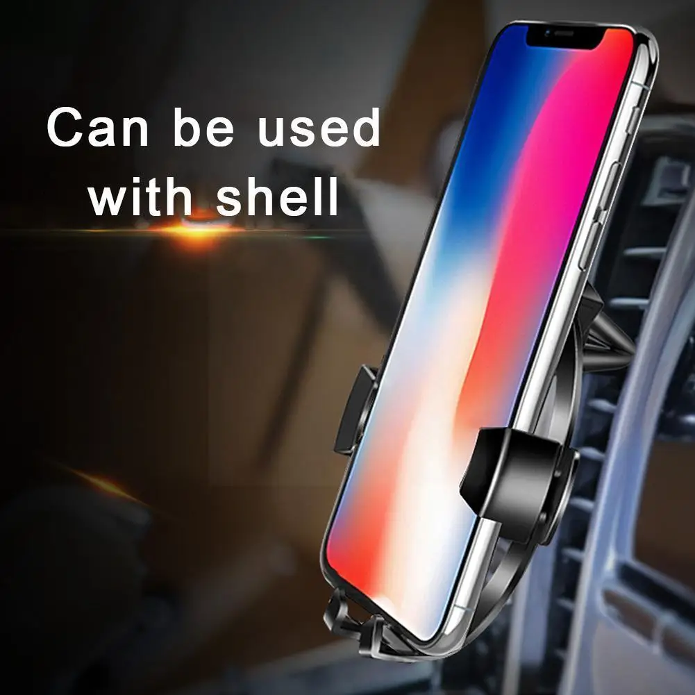

Circular Gravity Car Phone Holder Car Air Outlet Mount Clip Universal Gravity Car Support Vent Cell Dedicated Phone Holder K4K2