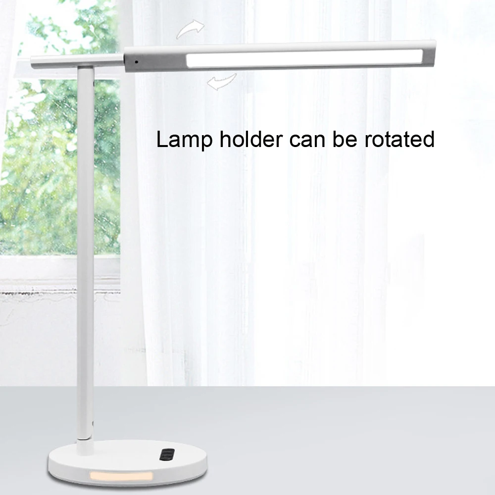 Многофункциональная настольная лампа для защиты глаз с беспроводным зарядным