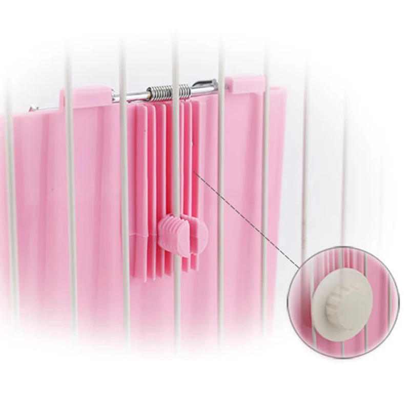 Белая/Розовая кормушка с кроличьей травой клетка для маленьких животных морская