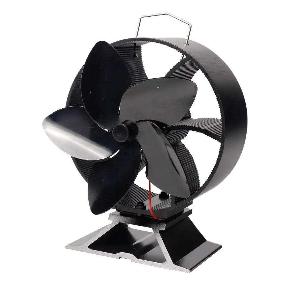 5-лопастной черный камин энергосберегающая деревянная горелка экологически