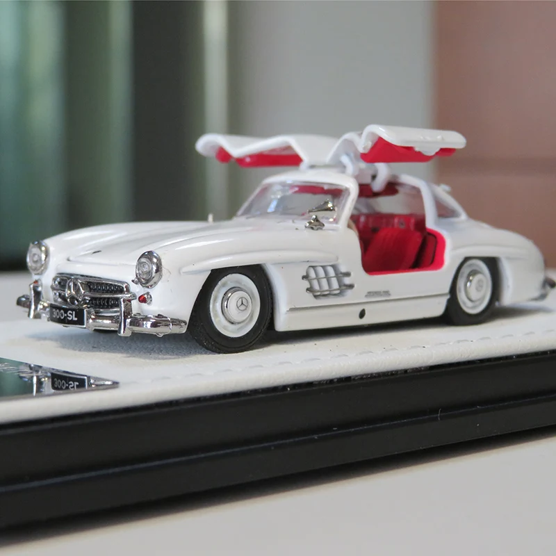 BSC 1/64 300sl W198 Puerta Abierta simulaci&oacute;n fundido a presi&oacute;n modelo de coche para coleccionar juguetes-1