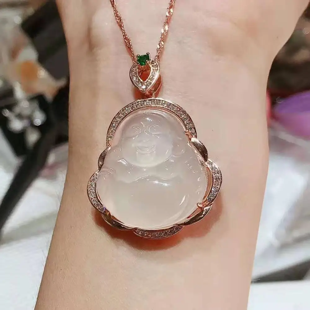 Набор халцедонов из трех предметов Цепочки и ожерелья 925 Серебряный