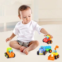 p15c thicken push and go car construction vehicles toys pull back cartoon play for 2 3 years old boys toddlers kids gift