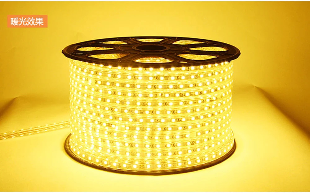 Fanlive 5050 60 светодиодов/m Ac110v/220 v 14,4 Вт/м 840lm/m цветная(Rgb) Светодиодная лента, светильник 25 м/лот+ rgb-контроллер