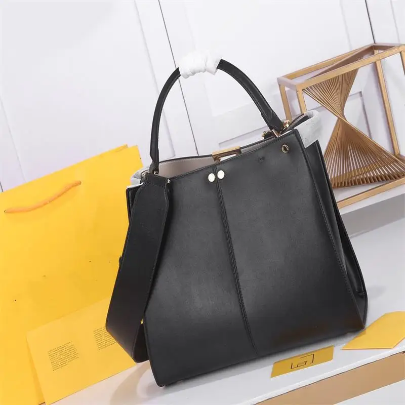 

2021 New Luxury Leather Messenger Bag Multi-function Shoulder Bag Large Capacity Handbag Fashion All-Match Female Work Package