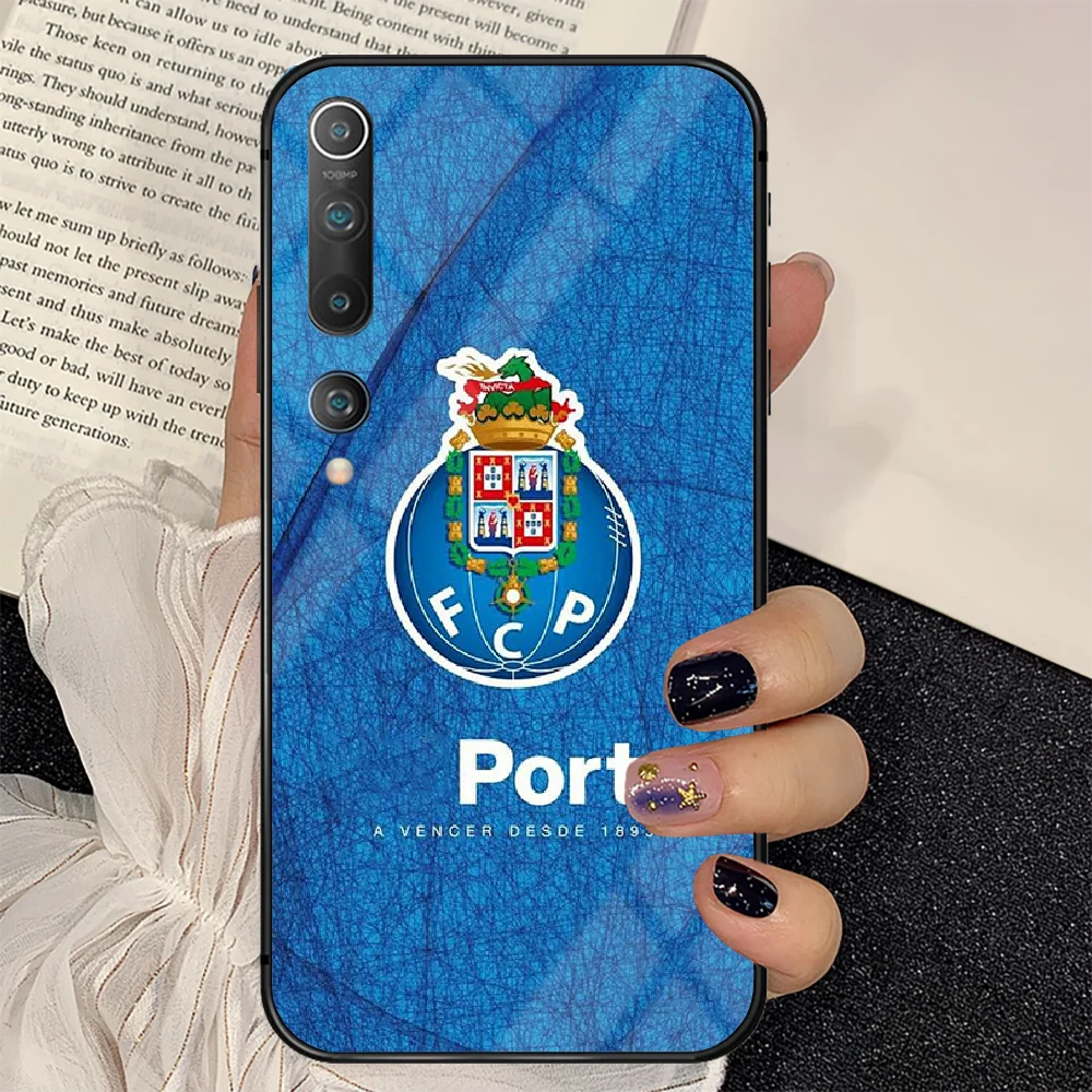 

Portugal Porto football Phone Tempered Glass Case Cover for Xiaomi Mi A F MAX X POCO M Note 3 9 10 11 i T Pro Lite 3D Silicone