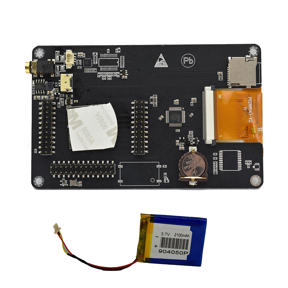 Lusya 2 8 дюймов сенсорный ЖК-дисплей PortaPack H2 + 0.5ppm TXCO HACKRF ONE SDR Radio хаос прошивка с 2100