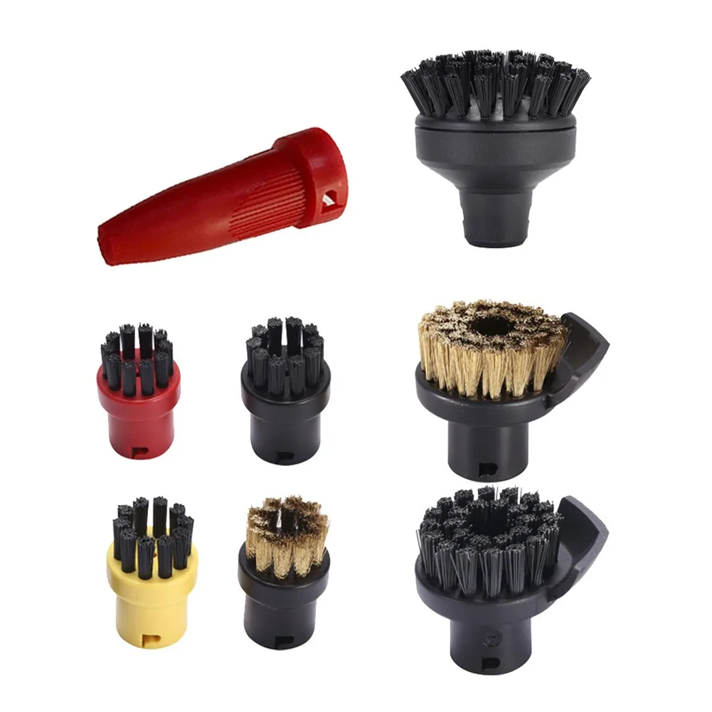 

Big Round Brush Universal Steam Cleaning Kit For Karcher SC1 SC2 SC3 SC4 SC5 SC7 For Karcher Steam Cleaners