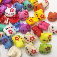 50100 pcs 14mm plastic childrens clothing buttonsewing lots mix pt45
