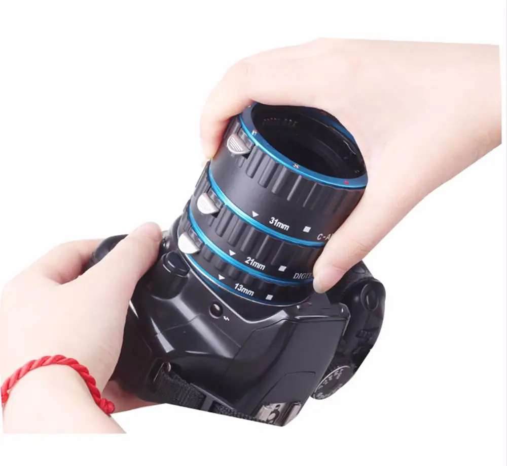 Kuulee Canon EF-S T5i T4i T3i T2i 100D 60D 70D 550D 600D 6D 7D адаптер для объектива с креплением макроудлинитель с автоматической фокусировкой AF Автофокус AF Macro