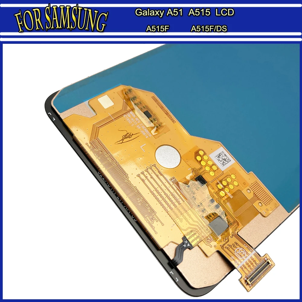 

Original For Samsung Galaxy A51 LCD A515 Display A515F/DS A515FD A515 LCD Display Touch Screen Replacement A515F Display
