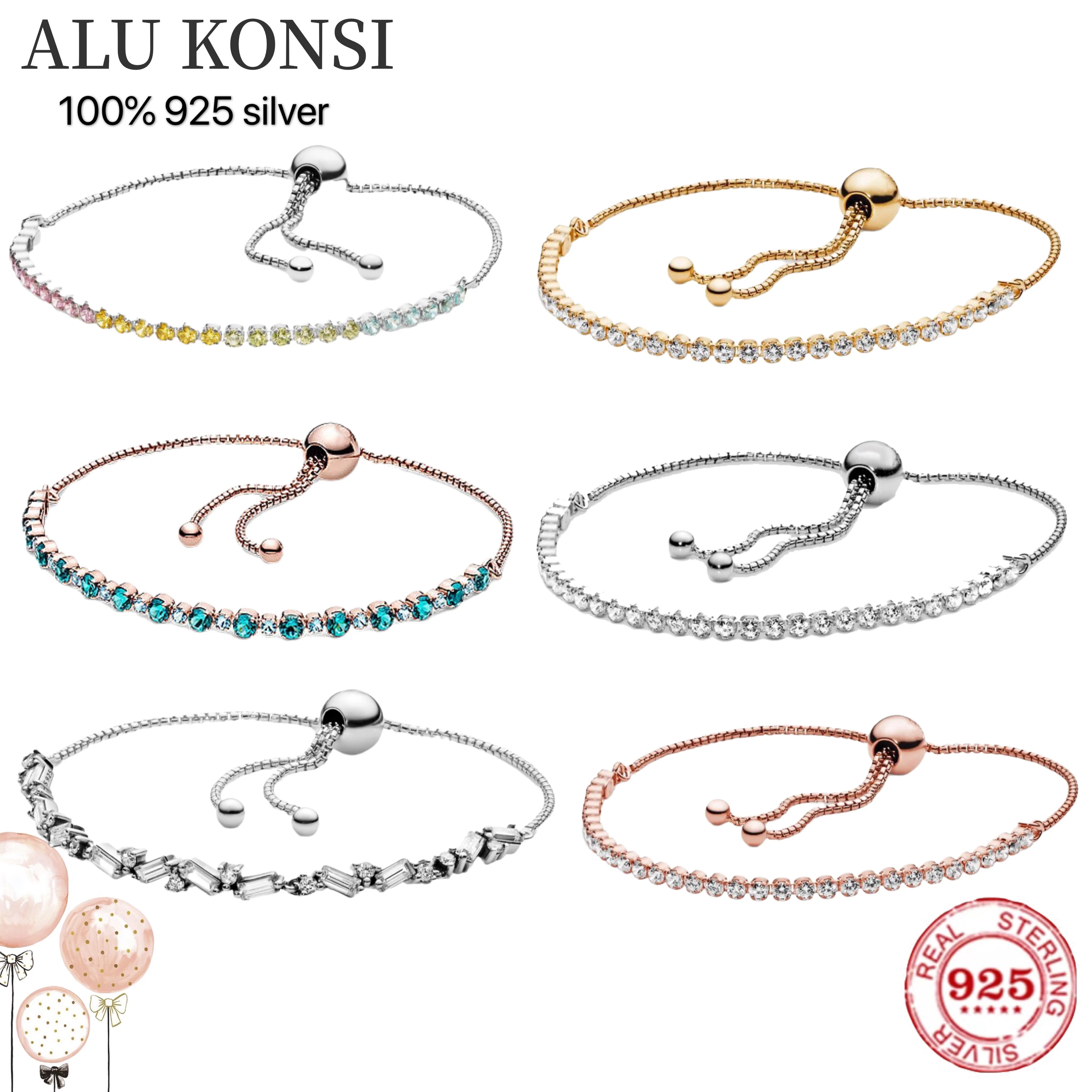 

Hot Sale fit Original pan Bracelet for Women Real 100% 925 Sterling Silver Snake Chain Bangle Charms DIY high quality Jewelry