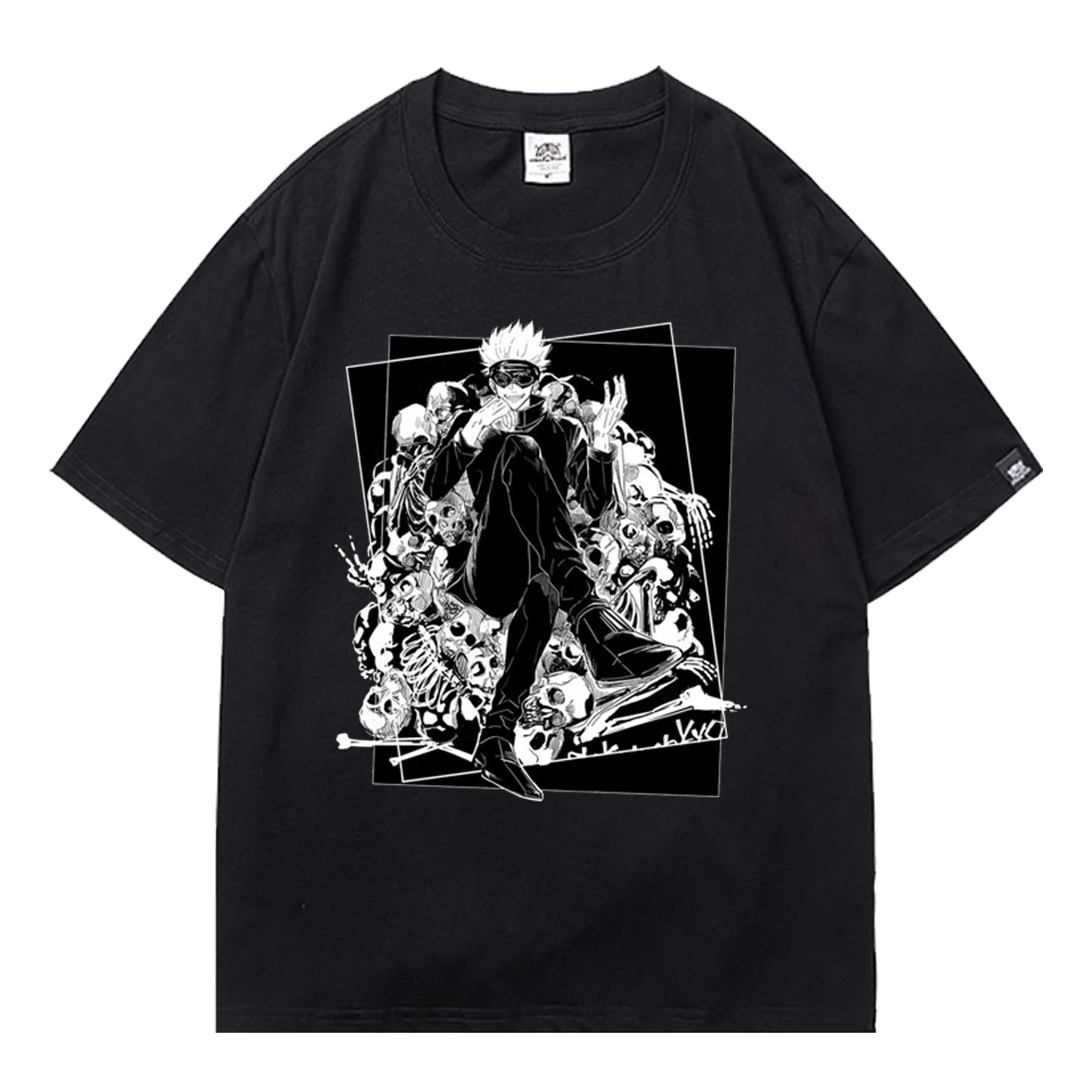 

Jujutsu Kaisen 2021 Summer Sleeve Tees Men T-shirt Oversized T-shirt Anime Hot Sale Japanese Manga Male Streetwear Short