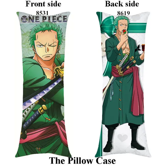 pillowcase Мультяшный цельный чехол Roronoa Zoro pillowcover Trafalgar Law аниме обнимающий длинный размер наволочка для тела чехол на заказ - Цвет: pillowcase