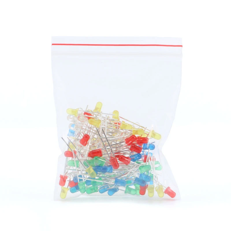 

100pcs/lot F5/F3 LED Diode 5mm/3MM LED Light Assorted Kit DIY Warm white Red Blue Green UV Orange Yellow Pink Color