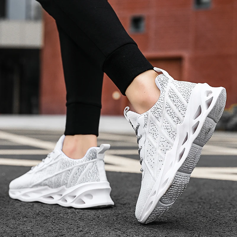 

Мужские спортивные кроссовки Zaoatillas, черные кроссовки для бега и тенниса, спортивная обувь, размер 37, 11,5