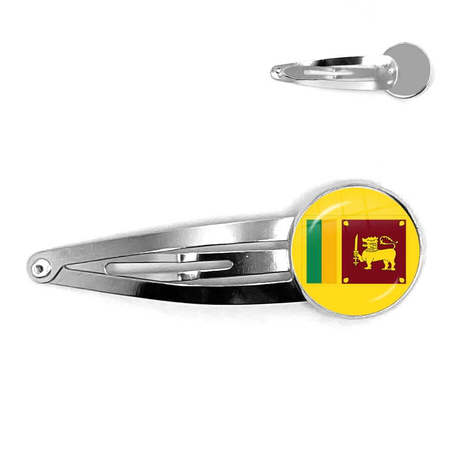 Пакистан, Бруней, Шри-Ланка, Мьянма, Индонезия, Монголия Национальные флаги заколки для волос с стекляным кабошоном булавка для волос ювелирные изделия для женщин и девочек.