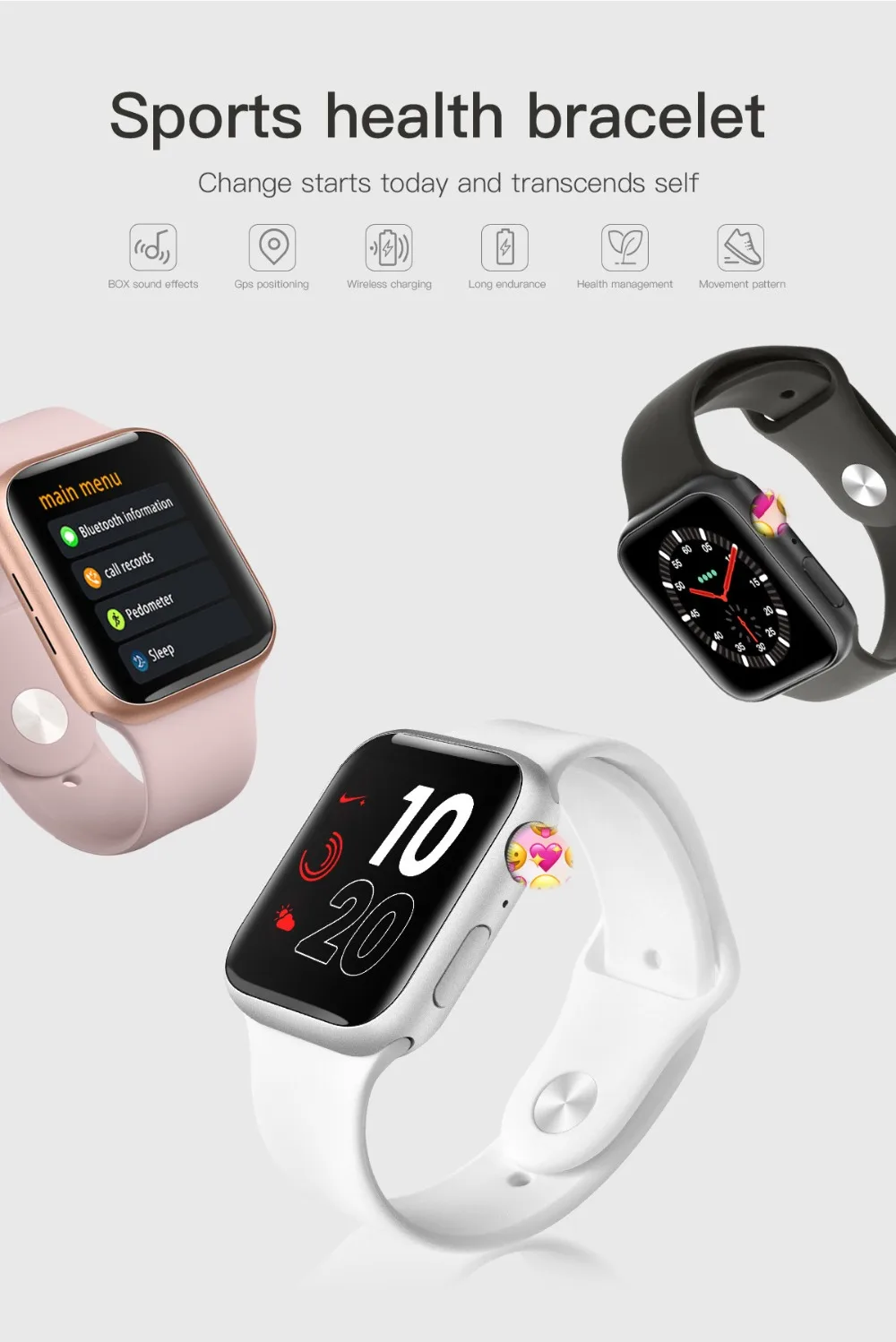 Умные часы с gps и Bluetooth, IWO, серия 11, 5, 1:1, умные часы для женщин, mam, для Apple iPhone X 11, iOS, Android, телефон, VS IWO 10, 12