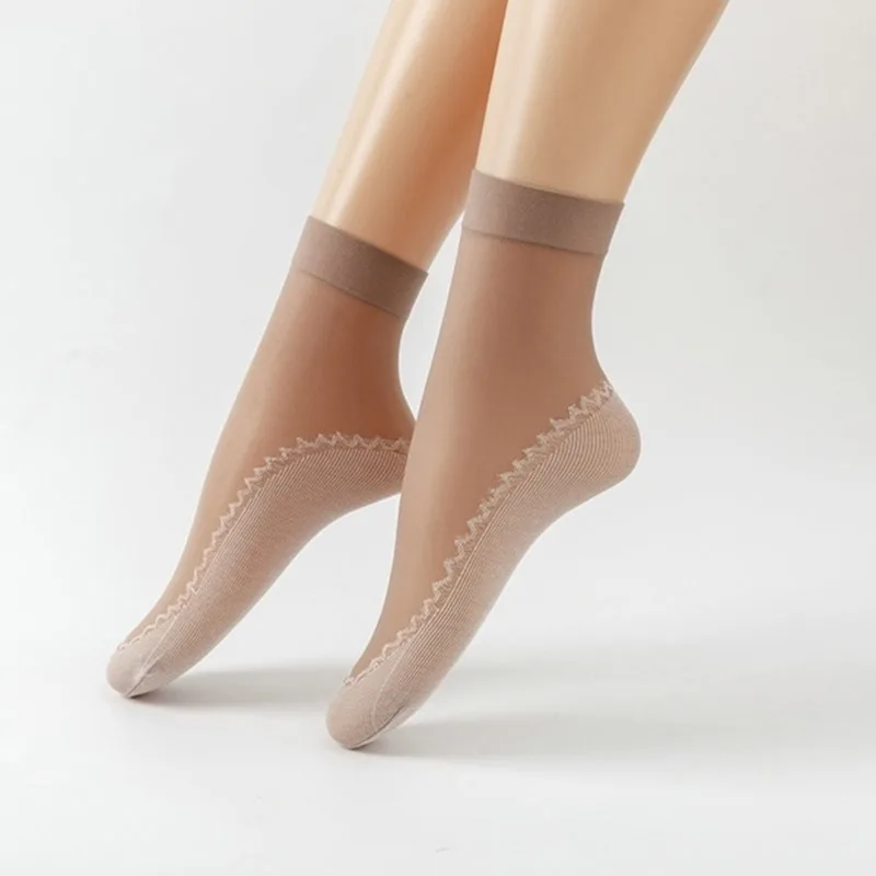 

Summer Women's Socks Light And Comfortable Skin-friendly Soft Socks Sexy Core Anti-skid Fashion One Size Women's Socks