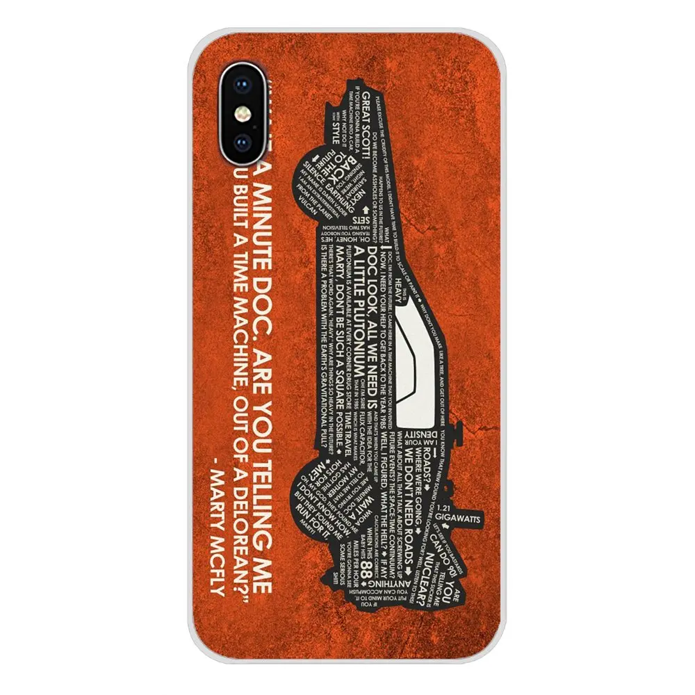 Для htc один U11 U12 X9 M7 M8 A9 M9 M10 E9 Plus Desire 630 530 626 628 816 820 830 мягкий чехол Back To The Future фильм Marty