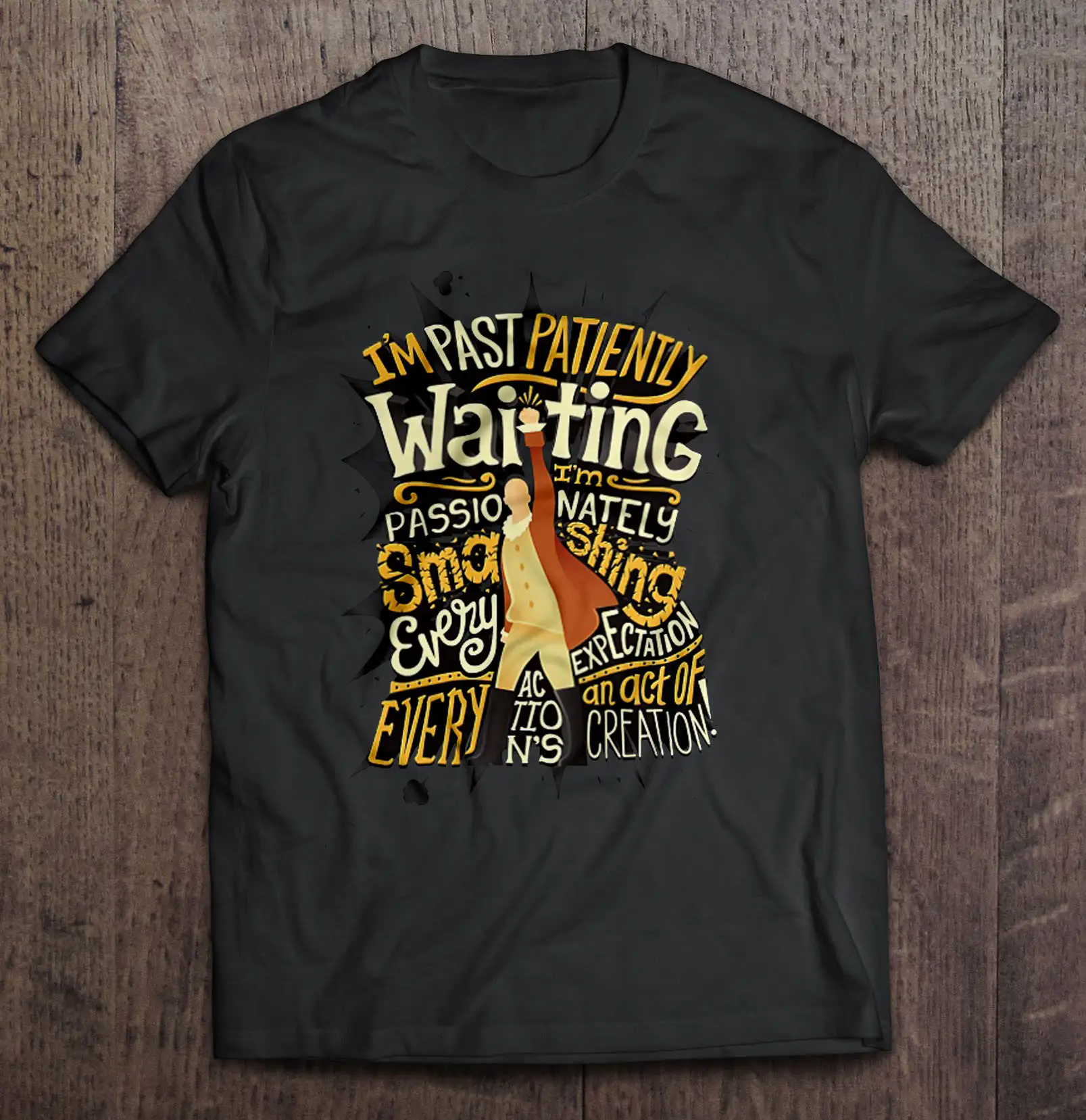 Я терпеливо жду страстно разбивая все ожидания футболки | Мужская одежда