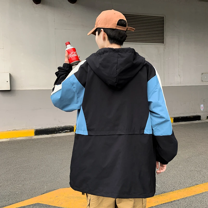 

Men's Labor Jacket Korean Style Trendy Casual Easy Matching Clothes 2021 New Spring and Autumn Leisure Coat for Men