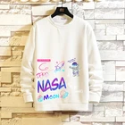 2022 цветная уличная Толстовка в стиле хип-хоп, мужские черно-белые толстовки, Повседневная Уличная одежда на весну и осень