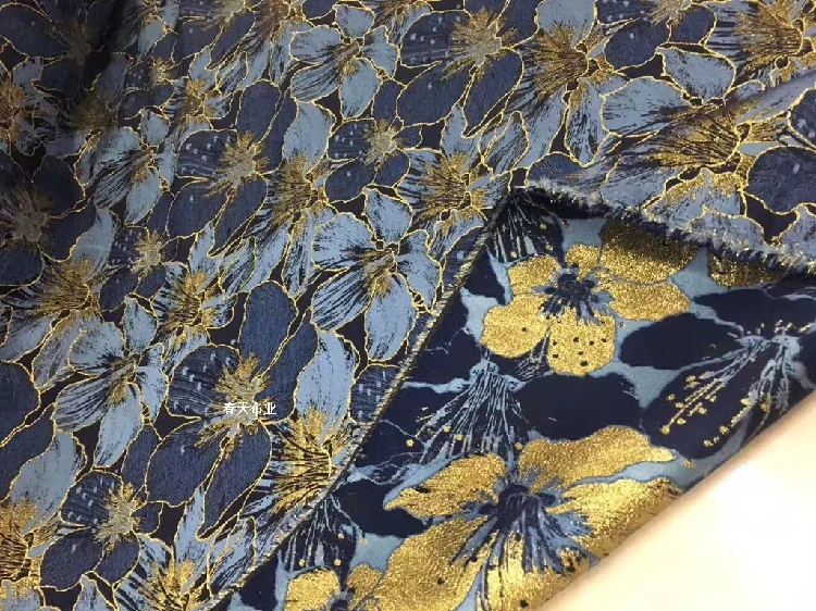 150cm width high end floral print Jacquard Brocade Fabric jacquard dress fabric upholstery bag tent sewing material | Дом и сад
