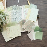 mix size 30pcs spring green lawn cloth design paper as creative craft paper background scrapbooking diy use