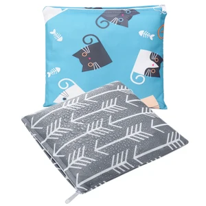 Водонепроницаемая моющаяся многоразовая сумка из полиуретана для хранения снэков, 20 х20 см