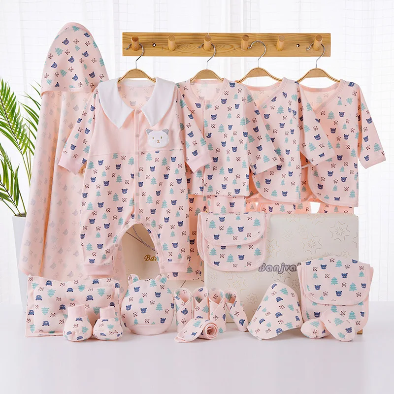 

Cotton Baby Clothes Newborn Gift Box Set Newborn Full Moon Baby Clothing Gift Supplies18PCS/22PCS/24PCS
