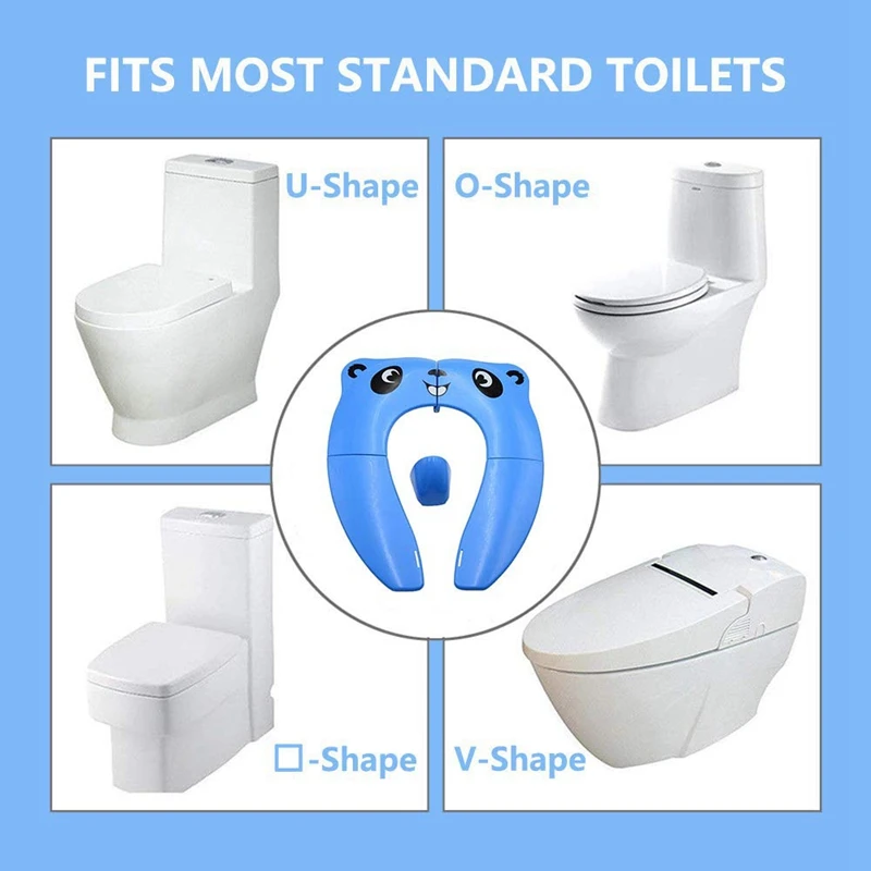 Портативное сиденье для унитаза малышей. Большой Модернизированный складной