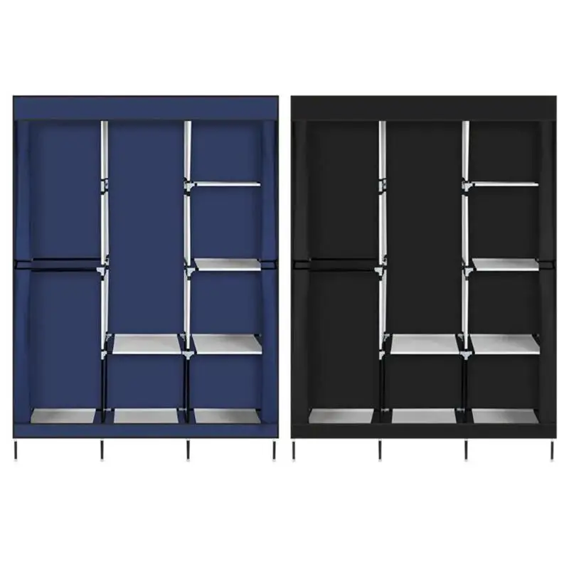 71 дюймовый портативный чехол из нетканого материала шкаф для одежды домашний