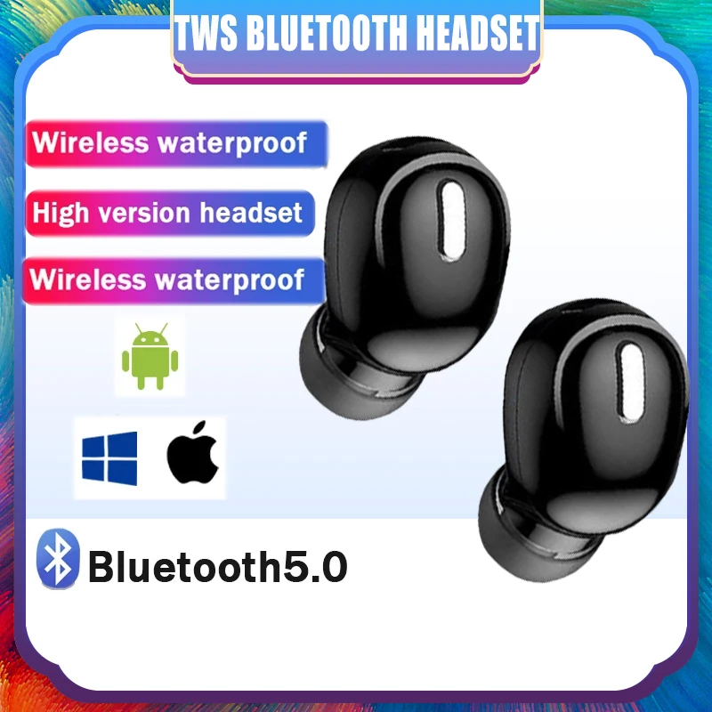 

Беспроводные Bluetooth-наушники i7s tws 5,0, спортивные наушники, гарнитура с микрофоном и зарядным устройством, наушники для всех смартфонов