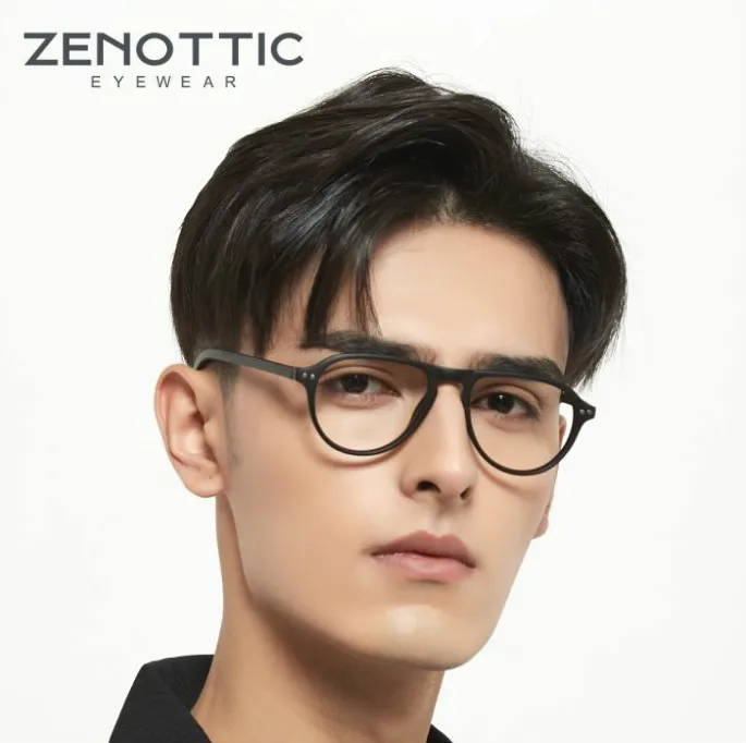 ZENOTTIC Pilot анти синий светильник очки для женщин компьютерные игровые оправа