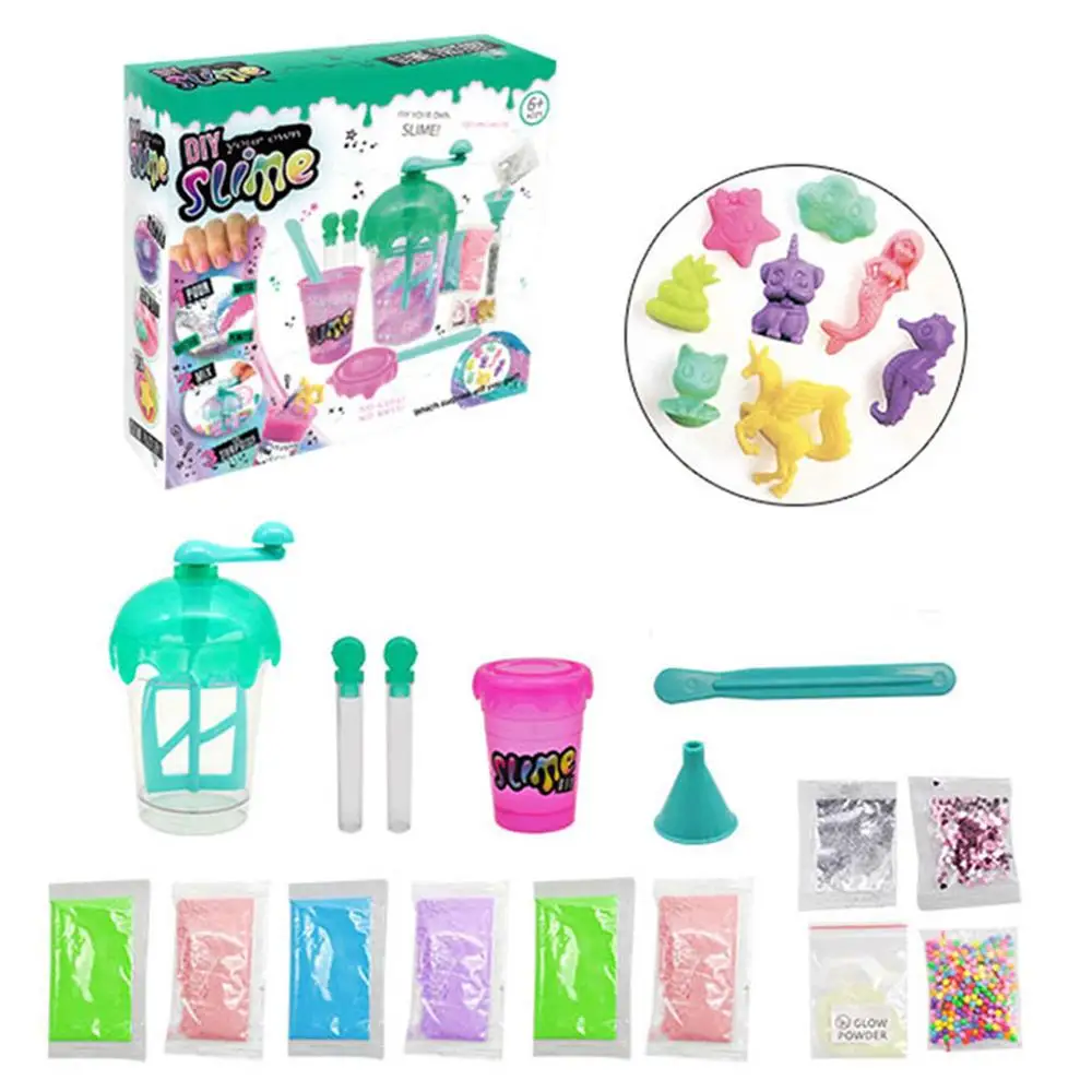 Пушистая пена для слизи игрушка сделай сам встряхивание Набор изготовления
