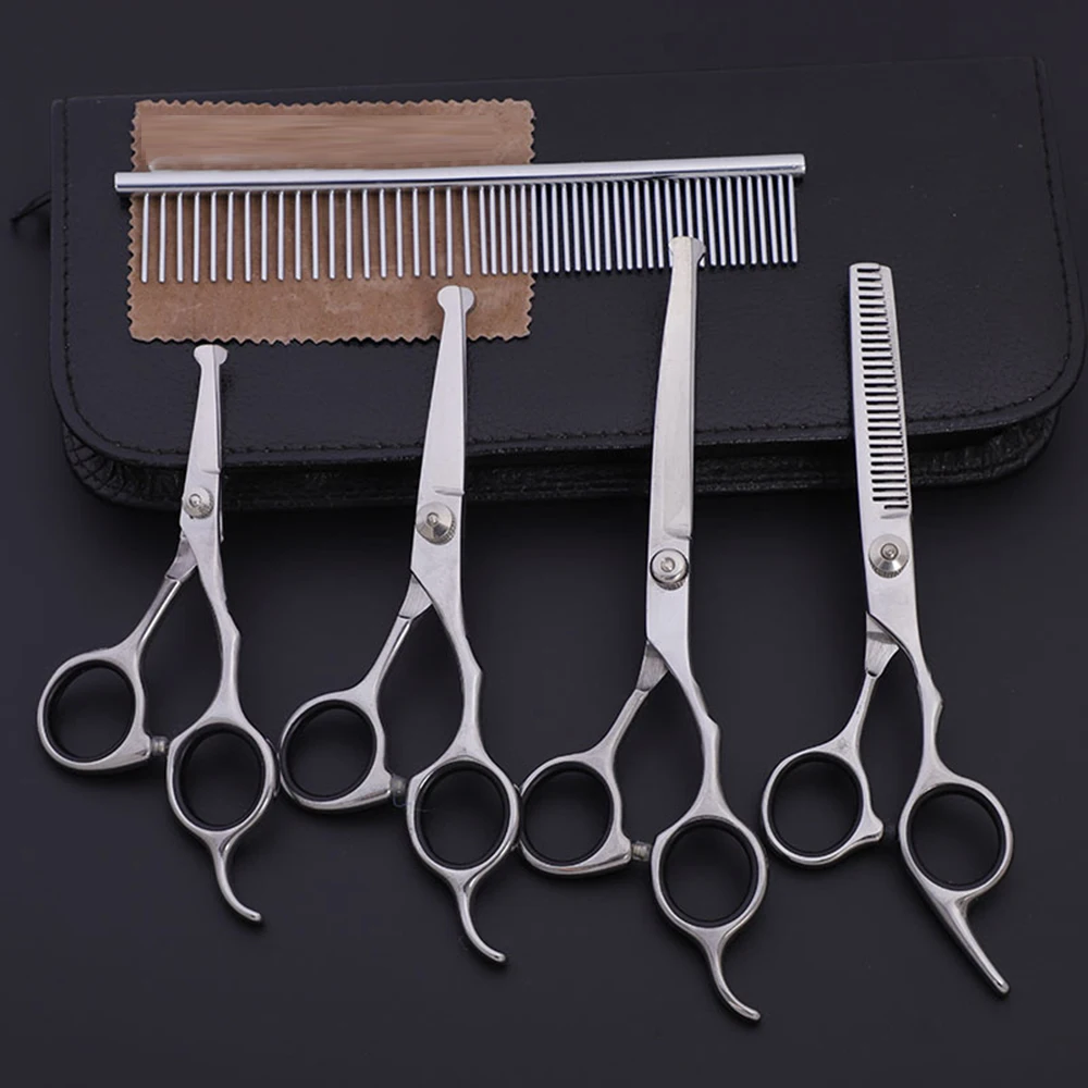6 5 дюймов Парикмахерские ножницы с расческой чехол для профессиональной