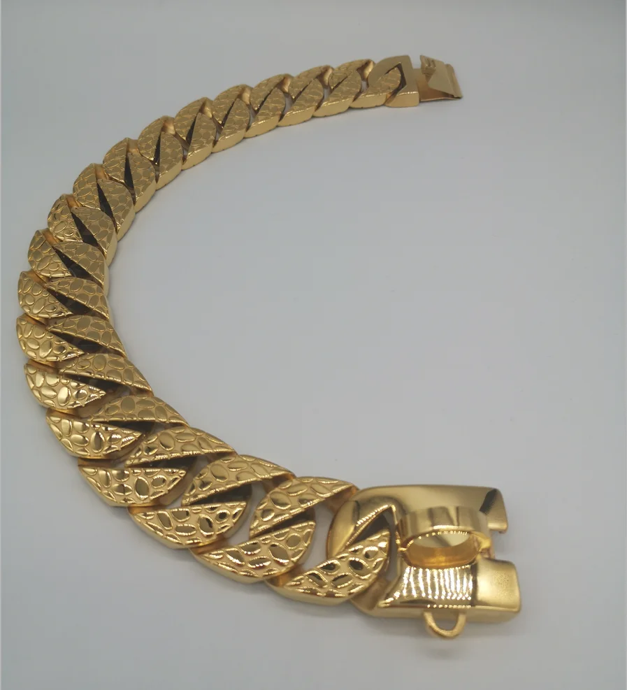 Ошейник для собак PMGPET из нержавеющей стали цепь крупных металлический