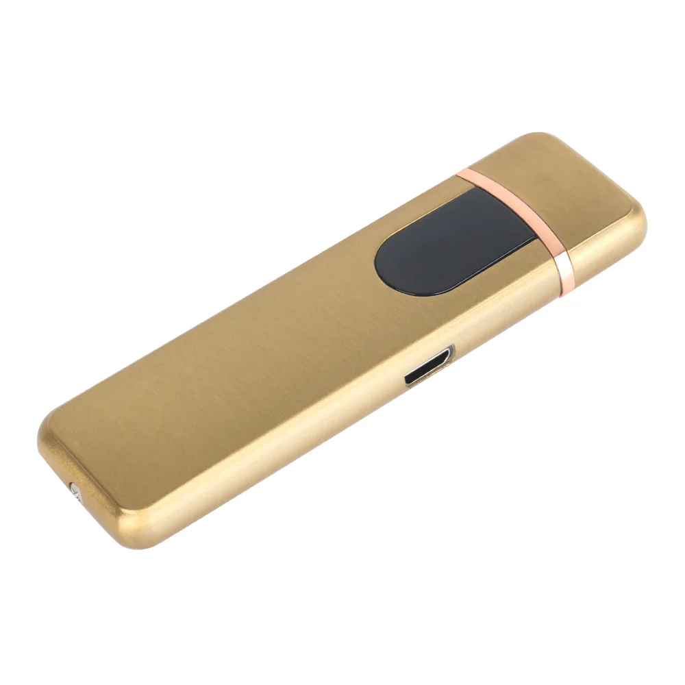 Электрическая зажигалка для сигарет для курения ветрозащитная беспламенная сенсорная Индукционная Зажигалка USB перезаряжаемая Прямая поставка
