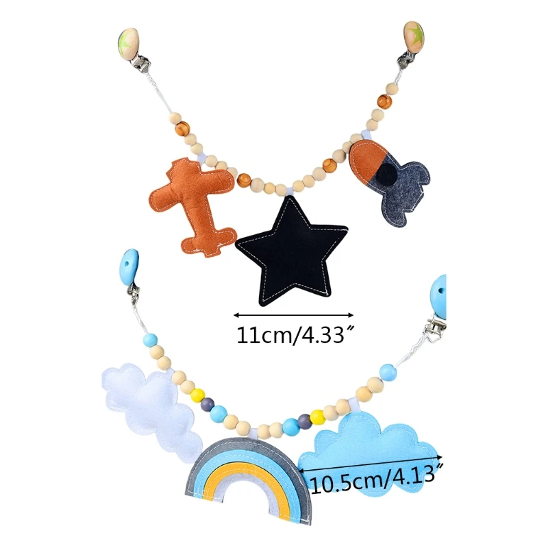 

Baby carriage felt toy pendant