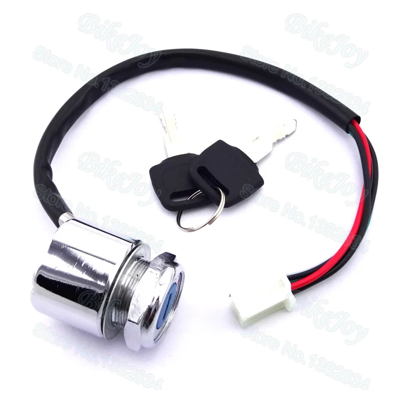 4 провода ключ зажигания Переключатель ВКЛ/ВЫКЛ для квадроцикла Quad Wheelers Go Kart Pit Dirty