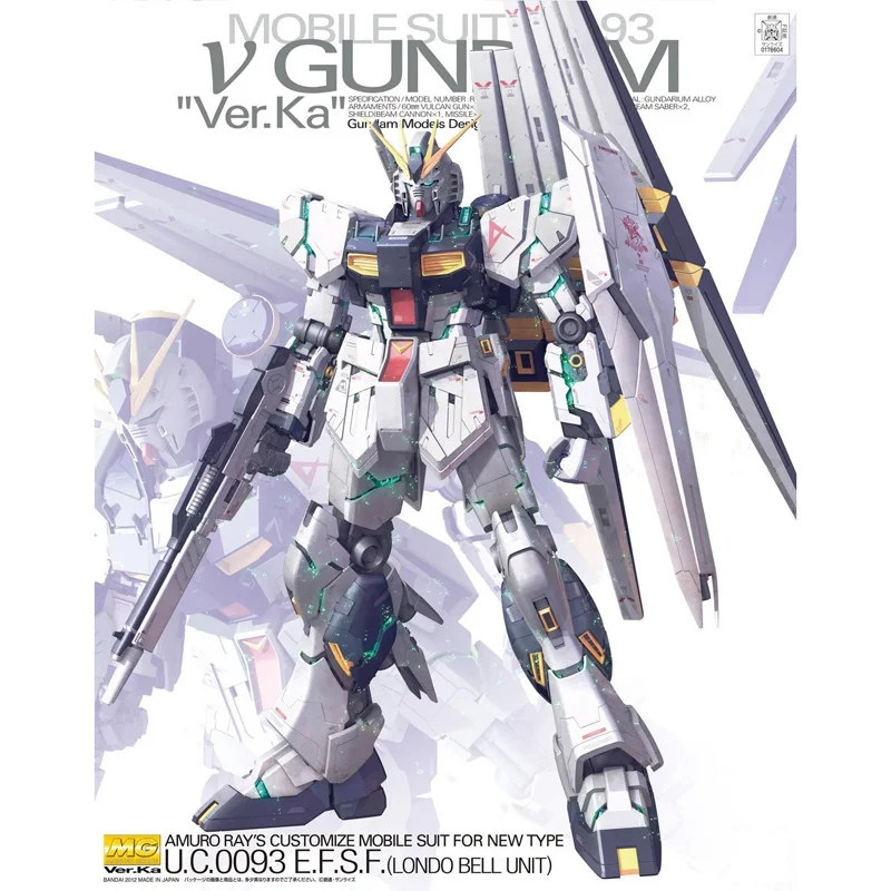 BANDAI MG 1/100 RX-93 Nu Gundam Ver.Ka V сборка эффекты экшн-фигурки модификация модели | Игрушки и