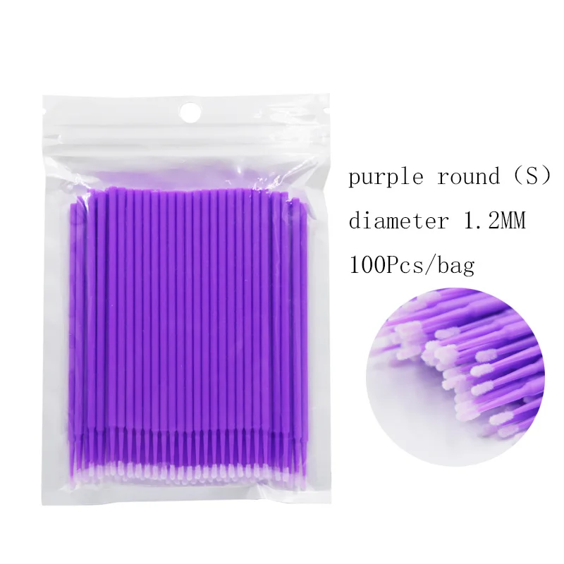 100 шт. одноразовые компактные аппликаторы для ресниц | Красота и здоровье