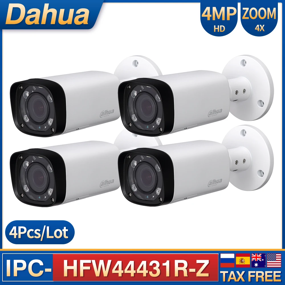 Dahua IP камера IPC HFW4431R Z HD 4MP сетевая пуля Camara IR 60M 2 7 12 мм Электрический зум объектив
