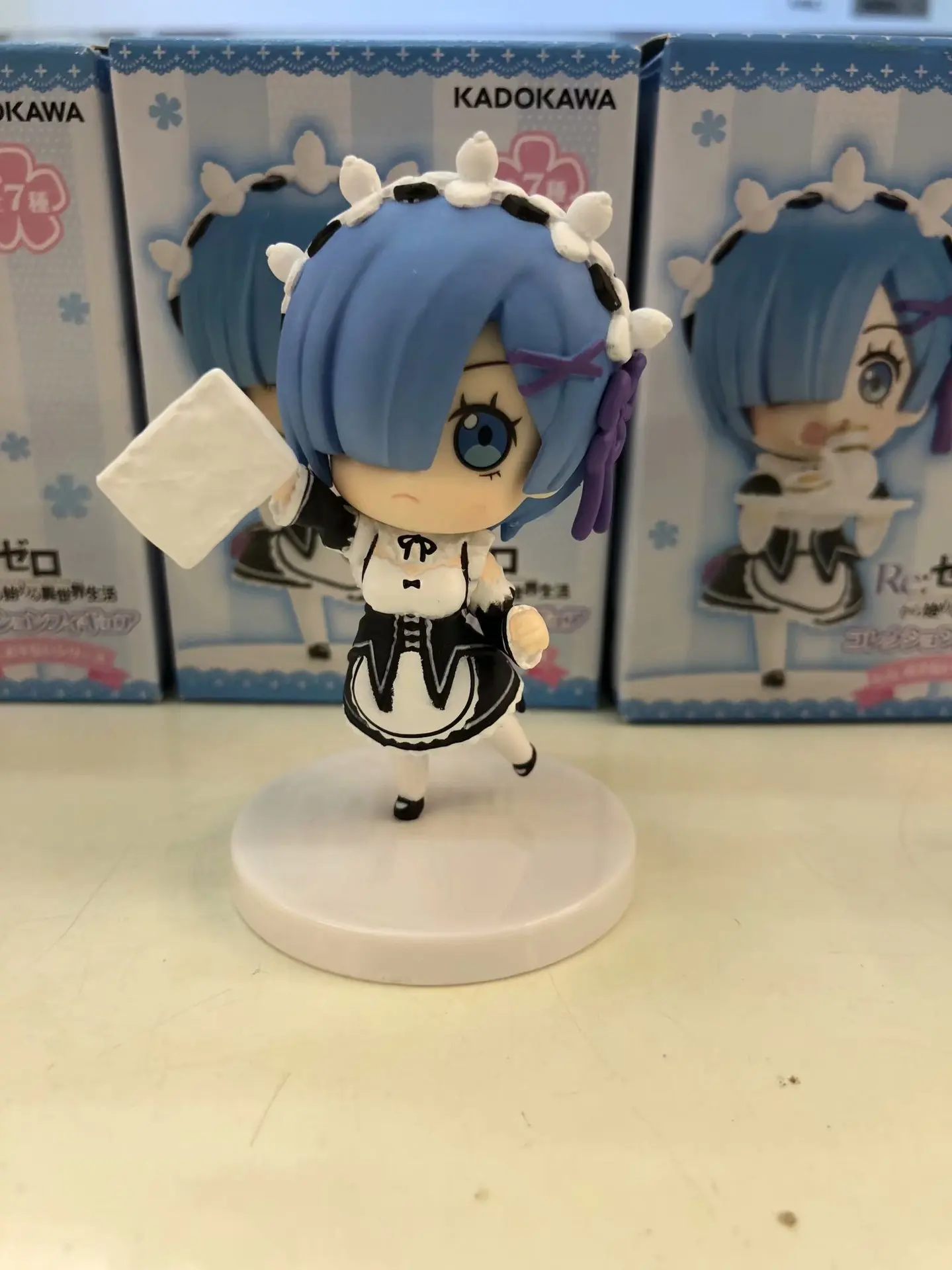 

Anime Re:Life in a different world from zero Rem Maid Ver. PVC Action Figure Collectible Model Kids Toys Doll 7pcs/set