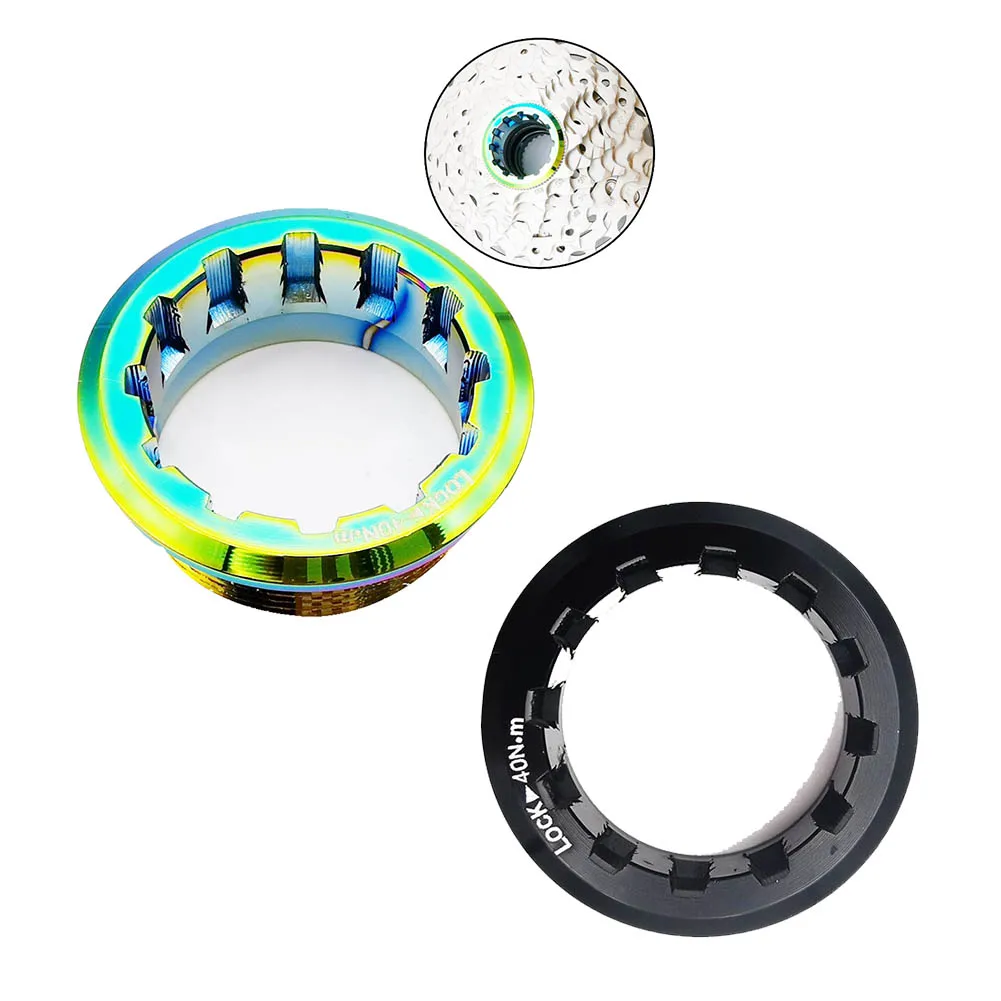 

Bike Bicycle 12 Speed Freewheel Lock Cover MS Hub Body For SHIMANO M7100 8100 Cassette Cover Lock Ring Fixing Bolt Screw Parts
