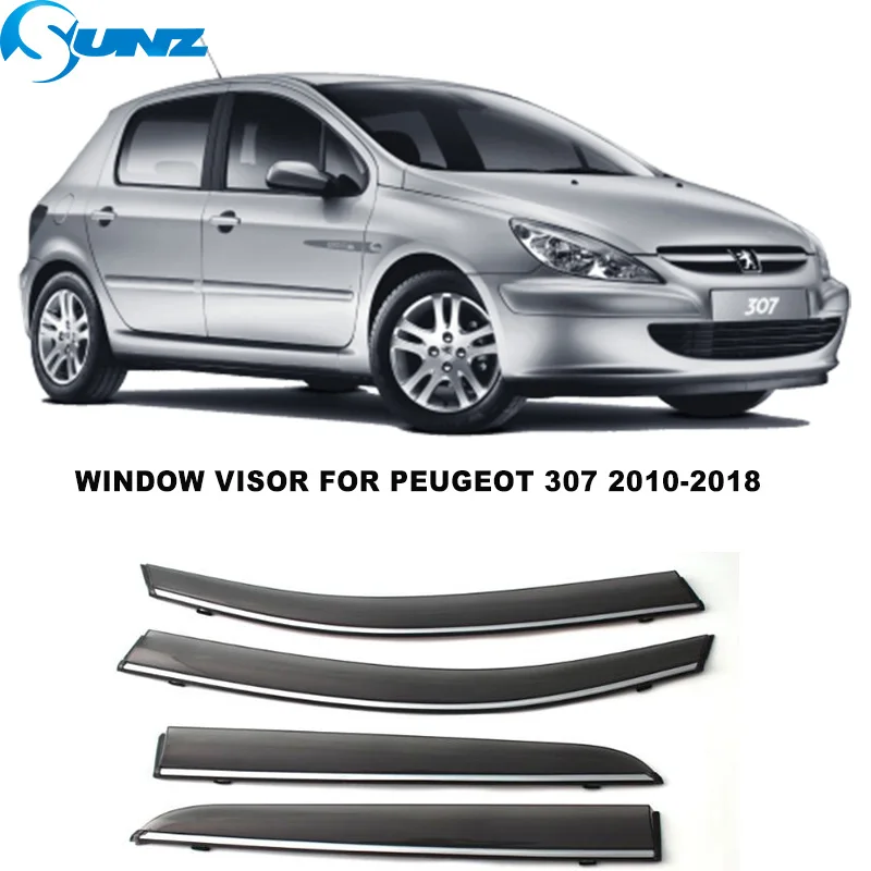 Оконные решетки для Peugeot 307 2010 2011 2012 2013 2014 2015 2016 2017 2018 боковое окно дефлекторы